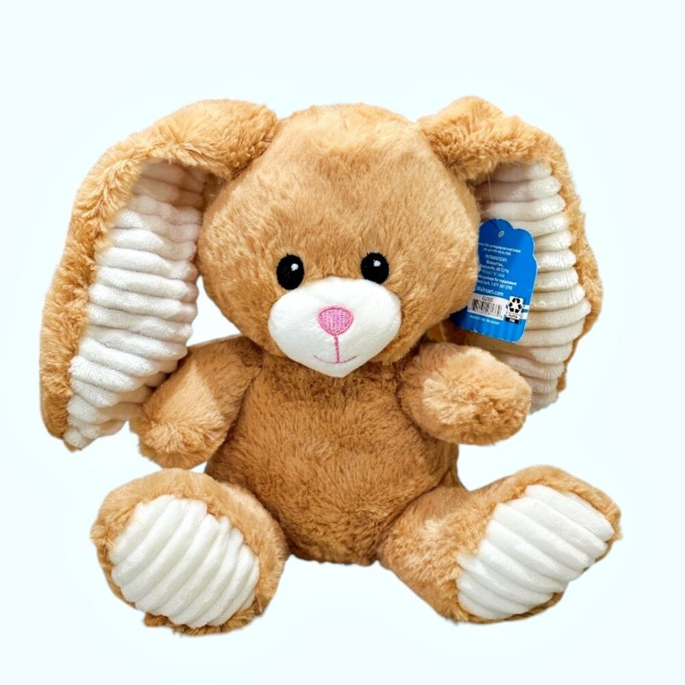 Spark Create Imagine Bunny Rabbit Plush Tan Easter Lovey Chimes Crinkles Ribbed